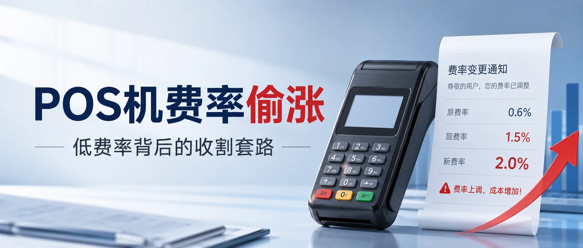 调价内幕：为什么 POS 机用久了费率会突然上涨？如何申请调回？